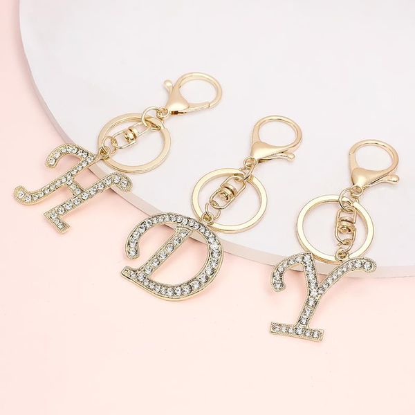 keychains original letter a-z zinc alloy shiny rhinestones key chain pendant women's bag accessories unique keychain ring, Silver
keychains original letter a-z zinc alloy shiny rhinestones key chain pendant women's bag accessories unique keychain ring, Silver