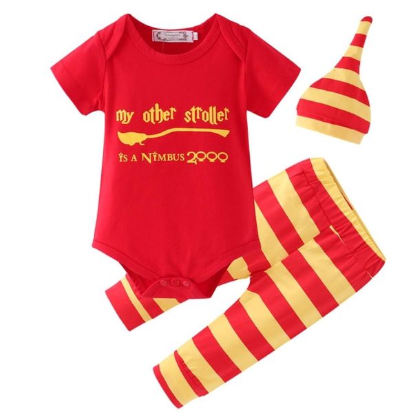 spring and autumn infant letters pattern short sleeve triangle romper horizontal stripe pants horizontal stripe hat set size90cm, Black;white
spring and autumn infant letters pattern short sleeve triangle romper horizontal stripe pants horizontal stripe hat set size90cm, Black;white