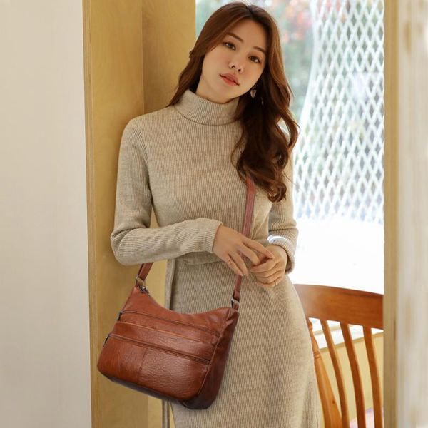 evening bags fashion women's bag pu leather solid color multi pockets shoulder casual large crossbody multilayers vintage design handba
evening bags fashion women's bag pu leather solid color multi pockets shoulder casual large crossbody multilayers vintage design handba