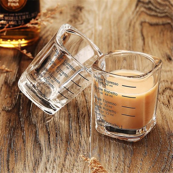 wine glasses square espresso cup with scale thickened glass jigger 60ml ounce graduated measuring coffee baking tools drinkware
wine glasses square espresso cup with scale thickened glass jigger 60ml ounce graduated measuring coffee baking tools drinkware