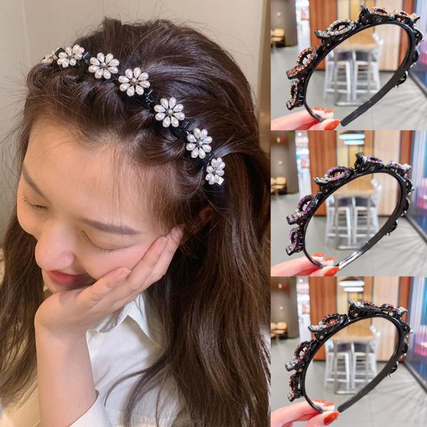 hair accessories ruoshui woman crystal double band hairband with clips hairstyle headband women pearl accessorires bezel ladies headwear
hair accessories ruoshui woman crystal double band hairband with clips hairstyle headband women pearl accessorires bezel ladies headwear
