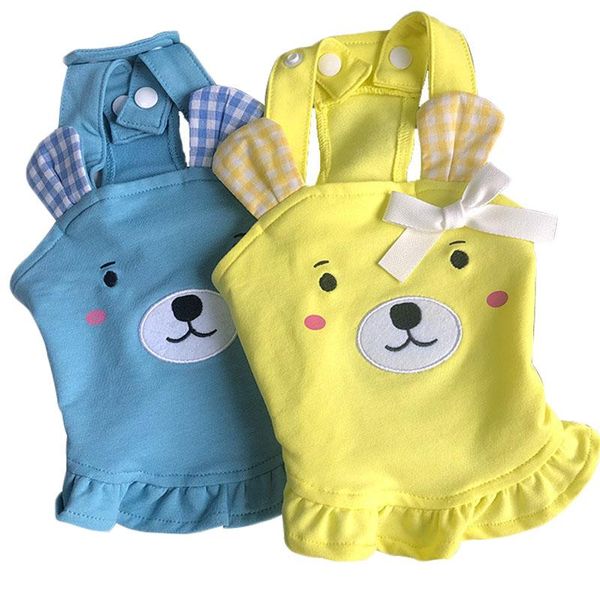dog apparel cute girl clothes overalls dress yellow blue cotton skirt bear pattern jacket dresses with bowknot puppy coat xl
dog apparel cute girl clothes overalls dress yellow blue cotton skirt bear pattern jacket dresses with bowknot puppy coat xl
