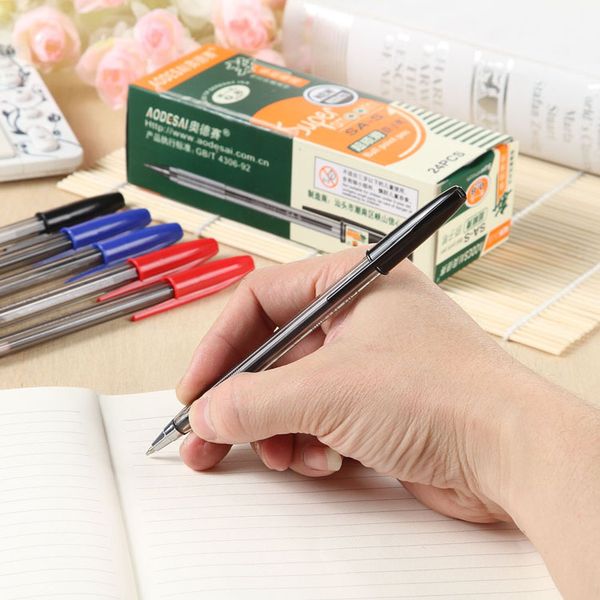 5 pcs/set ball point pen 0.8mm pull cap type classic school & office sign exam business smooth quality supplies
5 pcs/set ball point pen 0.8mm pull cap type classic school & office sign exam business smooth quality supplies