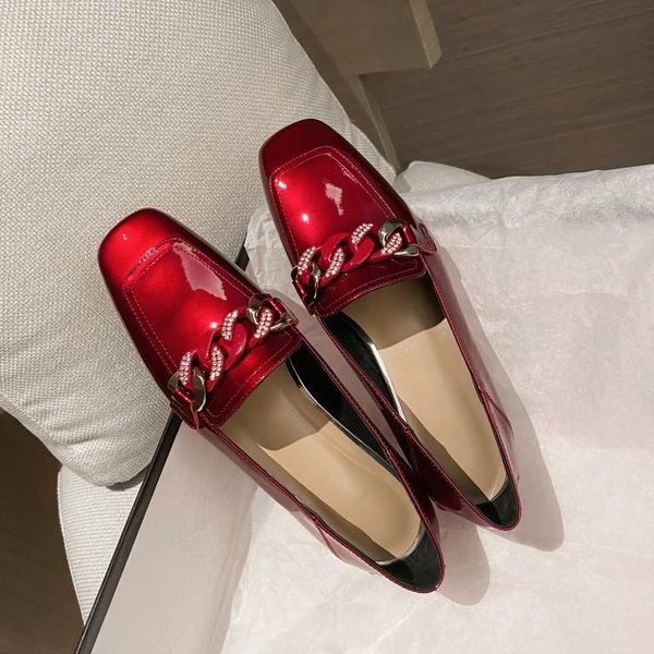 dress shoes mljuese 2021 women pumps soft cow leather autumn spring slip on wine red color chains square toe heel high heels, Black
dress shoes mljuese 2021 women pumps soft cow leather autumn spring slip on wine red color chains square toe heel high heels, Black