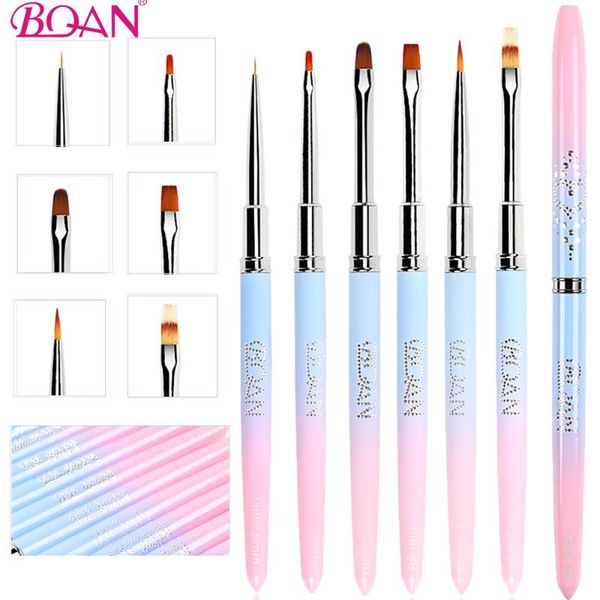 nail brushes bqan 1 pc art brush carving uv gel extension builder liner painting lines drawing pen manicure tools, Yellow
nail brushes bqan 1 pc art brush carving uv gel extension builder liner painting lines drawing pen manicure tools, Yellow