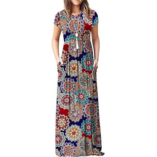 summer maxi floral dress women long party dress ladies loose pocket short sleeve casual dress robe femme sundress 210309, Black;gray
summer maxi floral dress women long party dress ladies loose pocket short sleeve casual dress robe femme sundress 210309, Black;gray