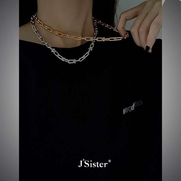 jsister decoration short niche design sense necklace women cool fashion neck collar chain, Silver
jsister decoration short niche design sense necklace women cool fashion neck collar chain, Silver