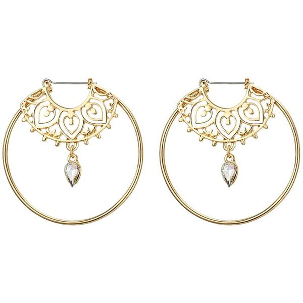 hoop & huggie bijoux gold color big circle round earrings for woman boho water creole party jewelry bohemian accessories, Golden;silver
hoop & huggie bijoux gold color big circle round earrings for woman boho water creole party jewelry bohemian accessories, Golden;silver