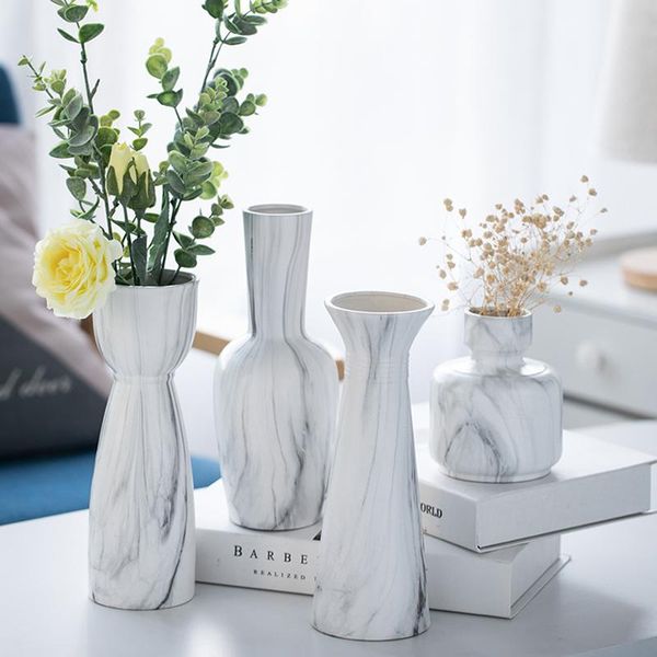 european style marbled ceramic vase multi-size flower arrangement container living room counterornaments vase home ornaments
european style marbled ceramic vase multi-size flower arrangement container living room counterornaments vase home ornaments