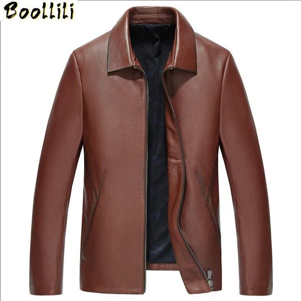men's leather & faux boollili genuine jacket cowhide spring autumn 100% real cow jackets slim chaqueta cuero hombre, Black
men's leather & faux boollili genuine jacket cowhide spring autumn 100% real cow jackets slim chaqueta cuero hombre, Black