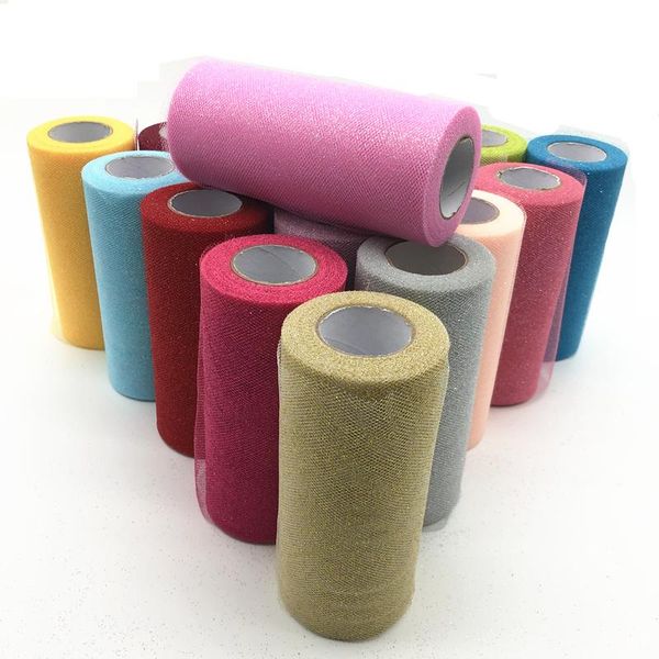 party decoration glitter tulle roll spool 25/10 yards wedding organza fabric tutu skirt birthday supplies baby shower
party decoration glitter tulle roll spool 25/10 yards wedding organza fabric tutu skirt birthday supplies baby shower