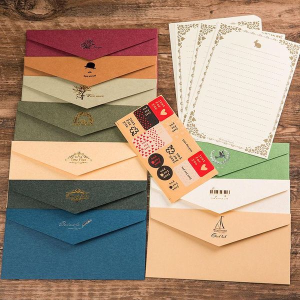 greeting cards vintage style envelopes with letter paper sealing sticker for wedding birthday party valentine's day invitation gift pos
greeting cards vintage style envelopes with letter paper sealing sticker for wedding birthday party valentine's day invitation gift pos