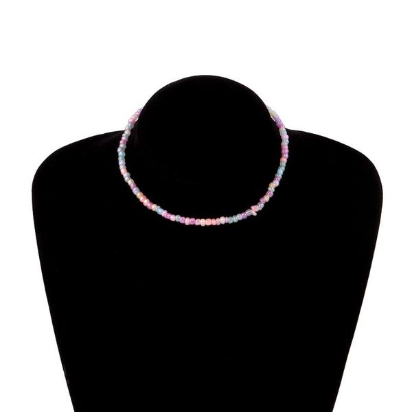 chains bohemian ethnic style color rice bead necklace for women design sense fashion temperament item decoration clavicle chain, Silver
chains bohemian ethnic style color rice bead necklace for women design sense fashion temperament item decoration clavicle chain, Silver