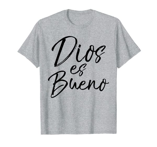 dios es bueno shirt god is love vintage spanish espanol tee, White;black 
dios es bueno shirt god is love vintage spanish espanol tee, White;black
