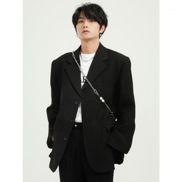 men's clothing | 2021 spring product design trend solid color loose casual suit coat suits & blazers, White;black
men's clothing | 2021 spring product design trend solid color loose casual suit coat suits & blazers, White;black