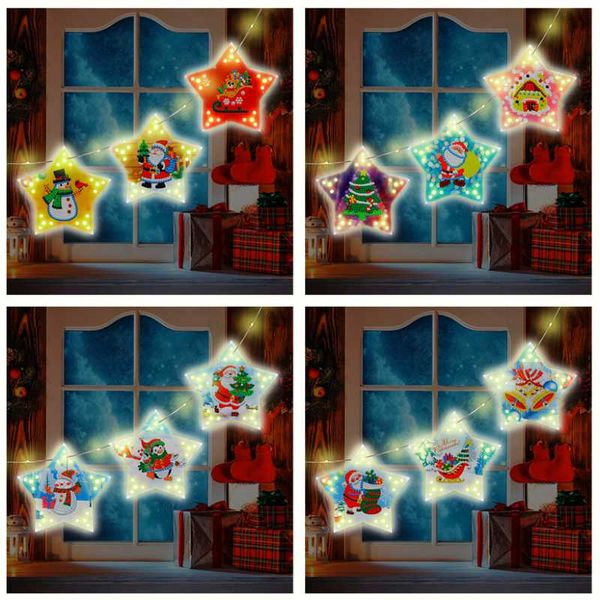 diamond painting 3pcs diy santa claus paper card star led lights hanging cartoon ornaments light christmas tree home decoration
diamond painting 3pcs diy santa claus paper card star led lights hanging cartoon ornaments light christmas tree home decoration
