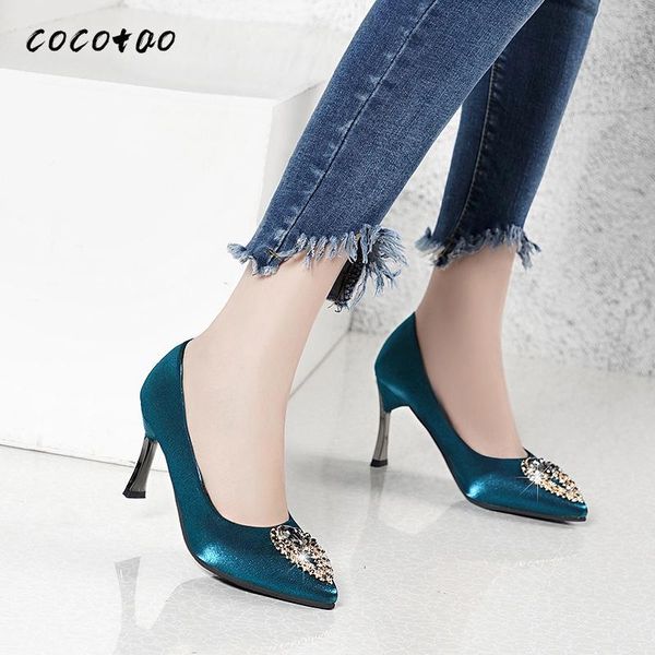 dress shoes 2021 spring and autumn korean fashion rhinestone wild high-heeled women's stiletto heel pointed, Black
dress shoes 2021 spring and autumn korean fashion rhinestone wild high-heeled women's stiletto heel pointed, Black