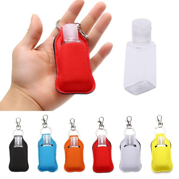 liquid soap dispenser 1 set portable 30ml mini travel refillable hand sanitizer bottle keychain holder
liquid soap dispenser 1 set portable 30ml mini travel refillable hand sanitizer bottle keychain holder