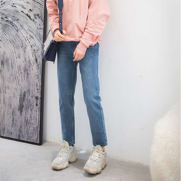 jeans, women's loose tube, slim pants, spring and autumn women's wear, Blue
jeans, women's loose tube, slim pants, spring and autumn women's wear, Blue