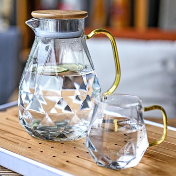 wine glasses 320/1600ml diamond cold water bottle explosion proof high temperature resistant large capacity glass jug household juice pot se
wine glasses 320/1600ml diamond cold water bottle explosion proof high temperature resistant large capacity glass jug household juice pot se