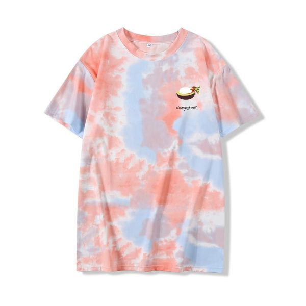women's t-shirt fruit mangosteen printing pattern summer female tie dye cartoon cute harajuku style japanese korean fashion streetwear, White
women's t-shirt fruit mangosteen printing pattern summer female tie dye cartoon cute harajuku style japanese korean fashion streetwear, White