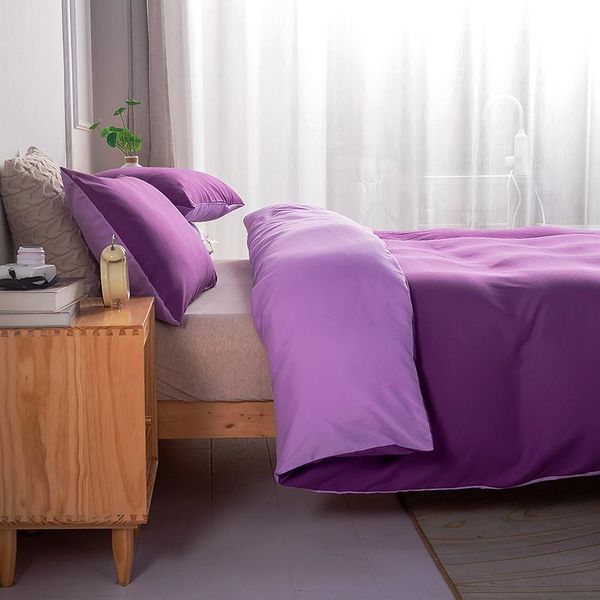 bedding sets pure duvet cover bed linens set quilt/comforter case pillow covers king 220x240cm purple color home textiles
bedding sets pure duvet cover bed linens set quilt/comforter case pillow covers king 220x240cm purple color home textiles