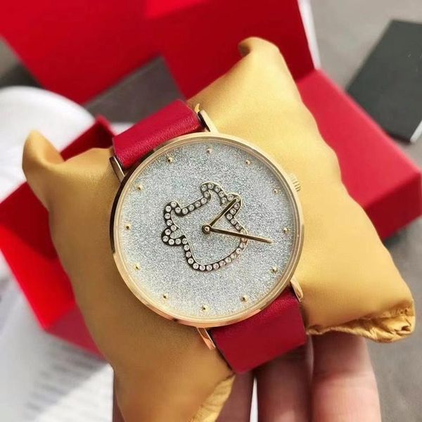 wristwatches 2021 year of the commemorative fashion simple ox watch with a full set box red, Slivery;brown
wristwatches 2021 year of the commemorative fashion simple ox watch with a full set box red, Slivery;brown