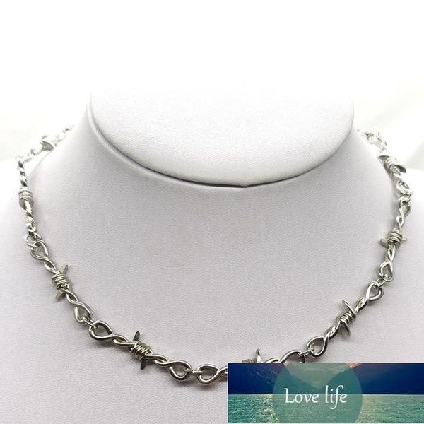 bracelet & necklace small wire brambles iron women hip-hop gothic punk style barbed little thorns chain choker gifts jewelry factory price e, Silver
bracelet & necklace small wire brambles iron women hip-hop gothic punk style barbed little thorns chain choker gifts jewelry factory price e, Silver