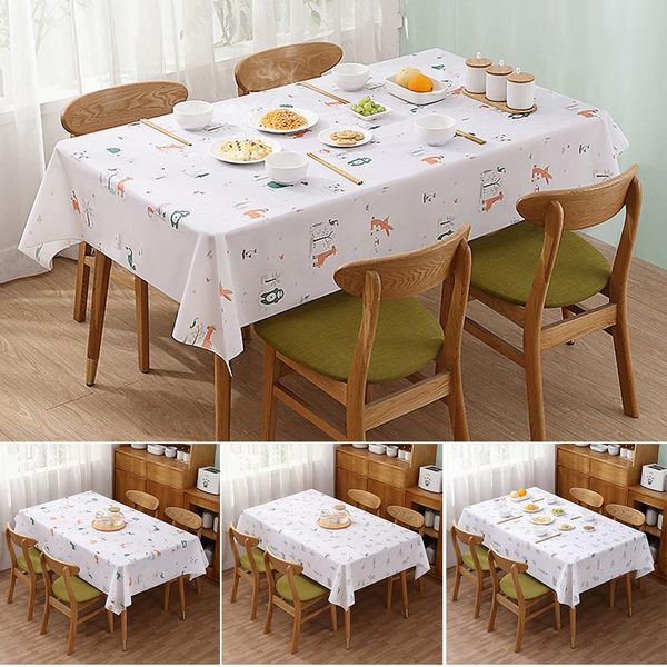 table cloth waterproof and oil-proof tablecloth with simple cute cartoon pattern peva wash-home furnishing for stand textil
table cloth waterproof and oil-proof tablecloth with simple cute cartoon pattern peva wash-home furnishing for stand textil