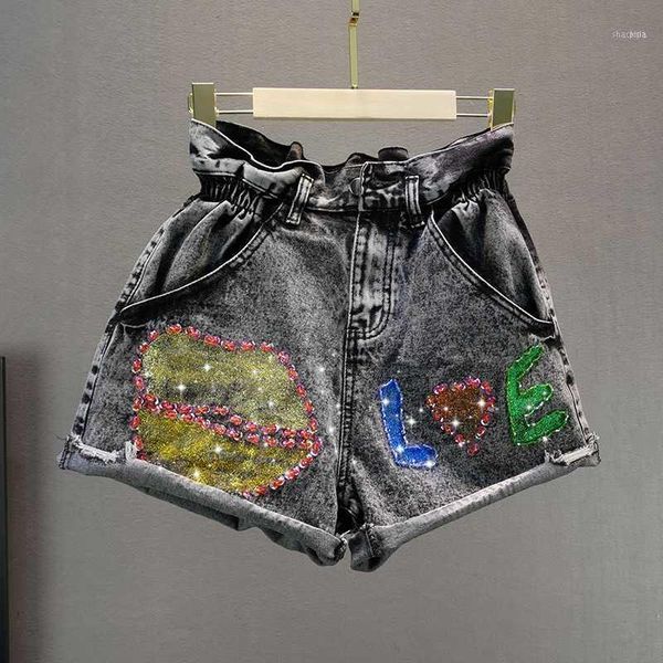 spodenki damskie nancylim 2021 summer loose high waist thin denim shorts bronzing glitter cowboy female pants1, Blue
spodenki damskie nancylim 2021 summer loose high waist thin denim shorts bronzing glitter cowboy female pants1, Blue