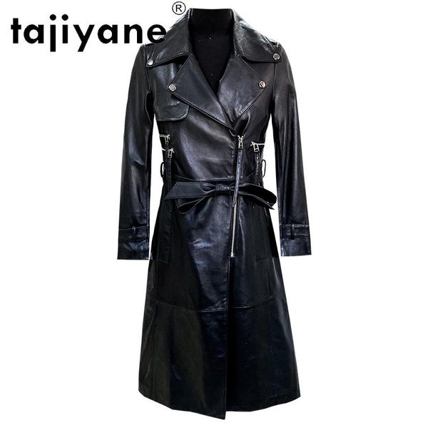 women's leather & faux tajiyane woman coat real sheepskin jacket women genuine coats female long jackets windbreaker slim cuero genuino, Black
women's leather & faux tajiyane woman coat real sheepskin jacket women genuine coats female long jackets windbreaker slim cuero genuino, Black