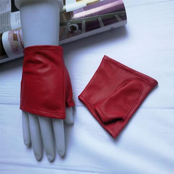sports gloves women mittens real leather fingerless touch screen half palm semi-finger female fitness tactical driving, Black
sports gloves women mittens real leather fingerless touch screen half palm semi-finger female fitness tactical driving, Black