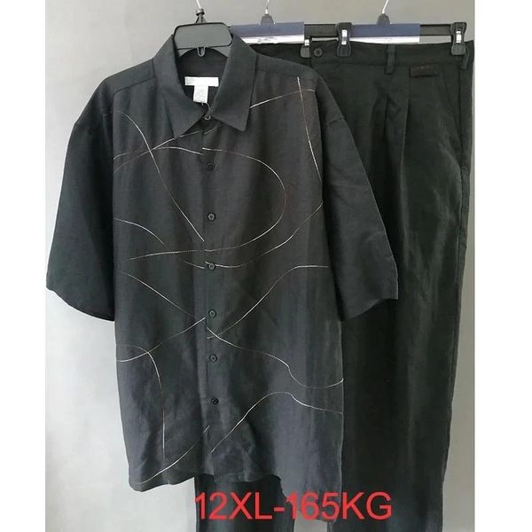 men's tracksuits summer sets casual streetwear geometry male shirt and pants fashion set plus size 12xl 10xl 160kg 70 68 66, Gray
men's tracksuits summer sets casual streetwear geometry male shirt and pants fashion set plus size 12xl 10xl 160kg 70 68 66, Gray