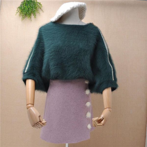 women's sweaters ladies women fashion short style o-neck seven flare sleeves loose pullover mink cashmere autumn winter jumper sweater, White;black
women's sweaters ladies women fashion short style o-neck seven flare sleeves loose pullover mink cashmere autumn winter jumper sweater, White;black