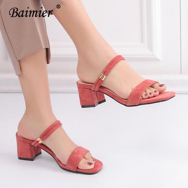 dress shoes baimier summer women sandals suede slippers casual open toe flips flops med heel 5cm beach holiday, Black
dress shoes baimier summer women sandals suede slippers casual open toe flips flops med heel 5cm beach holiday, Black