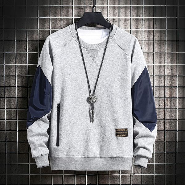 2021 new mens sweatshirt casual fleece warm patchwork color men hoodie round collar thicken male sweatshirts long sleeve fashion, Black
2021 new mens sweatshirt casual fleece warm patchwork color men hoodie round collar thicken male sweatshirts long sleeve fashion, Black