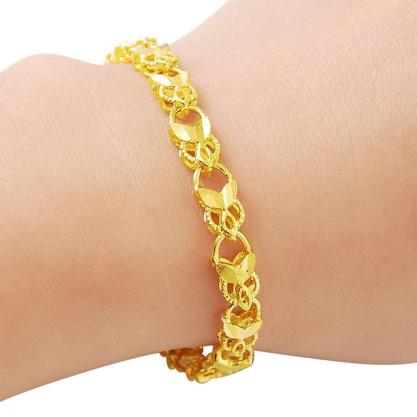 beaded, strands 24k gold bracelet car flower heart shaped plated fashion for woman jewelry gift, Black
beaded, strands 24k gold bracelet car flower heart shaped plated fashion for woman jewelry gift, Black