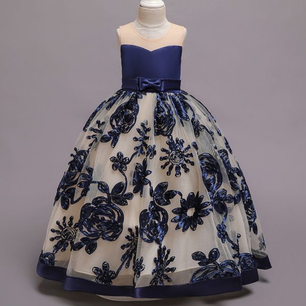 New Summer Childrens Wedding Garment Banquet Lace Long Dress Girls First Dinner Party Embroidery Long Dress vestidos de fiesta
New Summer Childrens Wedding Garment Banquet Lace Long Dress Girls First Dinner Party Embroidery Long Dress vestidos de fiesta