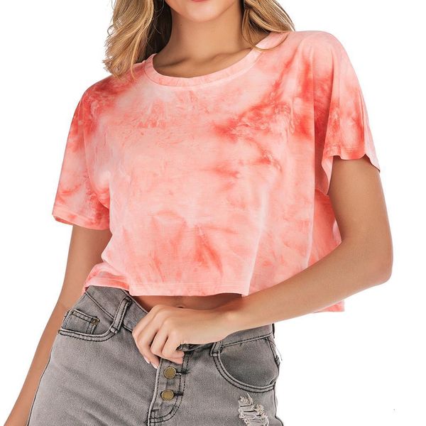 gradient tie-dye print t shirt women casual o-neck crop short sleeve tee shirt femme camisetas verano mujer t shirt woman, White
gradient tie-dye print t shirt women casual o-neck crop short sleeve tee shirt femme camisetas verano mujer t shirt woman, White