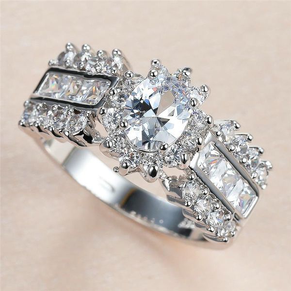 wedding rings luxury female white crystal stone ring charm silver color big for women trendy oval zircon engagement, Slivery;golden
wedding rings luxury female white crystal stone ring charm silver color big for women trendy oval zircon engagement, Slivery;golden