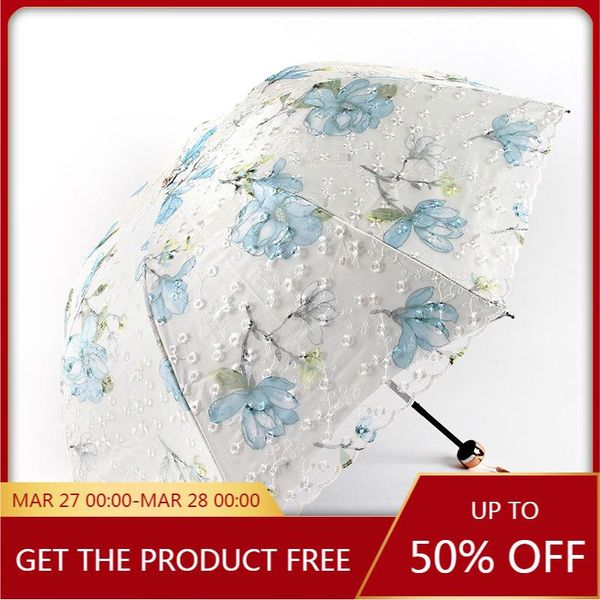 umbrellas aurora embroidered double layer lace umbrella triple folding uv-proof sun protection
umbrellas aurora embroidered double layer lace umbrella triple folding uv-proof sun protection