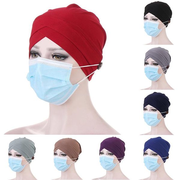 ethnic clothing sold fashion elastic cotton women turban hat warmer head scarf bonnet inner cap wrap with button can wear mas, Red
ethnic clothing sold fashion elastic cotton women turban hat warmer head scarf bonnet inner cap wrap with button can wear mas, Red