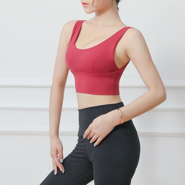 gym clothing black blue purple red deep u women sport bra push up yoga crop sports vest fitness tank, White;black
gym clothing black blue purple red deep u women sport bra push up yoga crop sports vest fitness tank, White;black