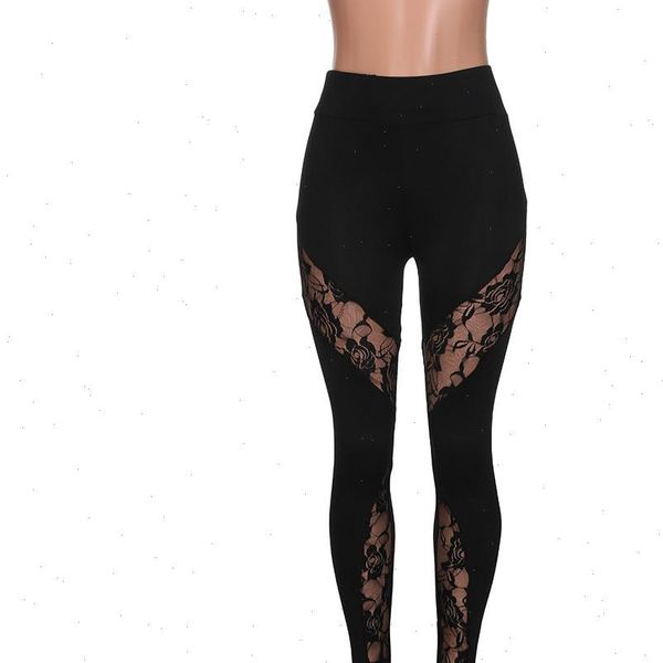 new womens fitness legging lace stitching casual sports pants pencil pants workout leggings women clothes trouser, Black
new womens fitness legging lace stitching casual sports pants pencil pants workout leggings women clothes trouser, Black