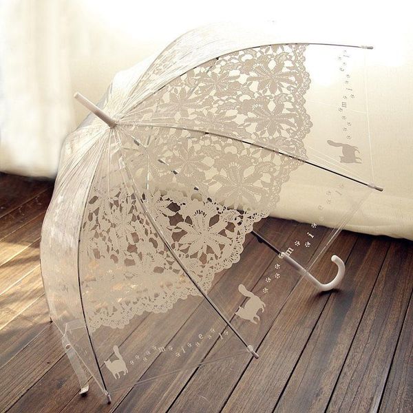 umbrellas non-automatic long handle transparent women romantic lace umbrella rain decoration japanese gift r18
umbrellas non-automatic long handle transparent women romantic lace umbrella rain decoration japanese gift r18