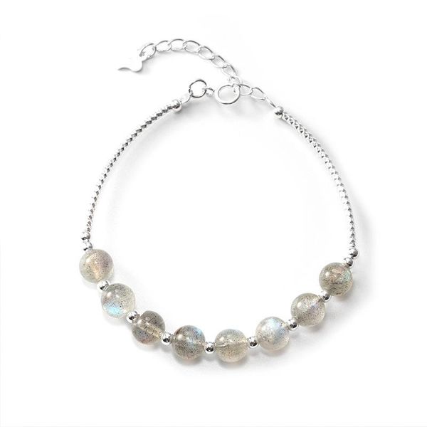 charm bracelets s925 silver bracelet female korean sweet moonstone crystal jewelry wholesale wedding party with box, Golden;silver
charm bracelets s925 silver bracelet female korean sweet moonstone crystal jewelry wholesale wedding party with box, Golden;silver