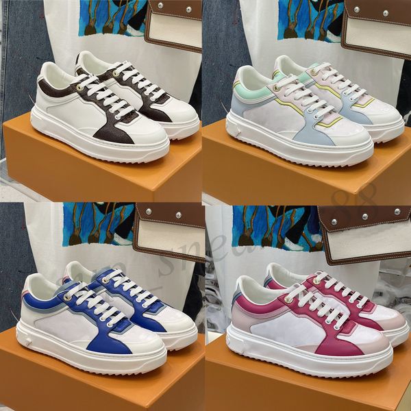 luxurys designer italy time out sneaker low casual shoes women treaded rubber outsole printed calf leather classic trainers 35-40, Black
luxurys designer italy time out sneaker low casual shoes women treaded rubber outsole printed calf leather classic trainers 35-40, Black