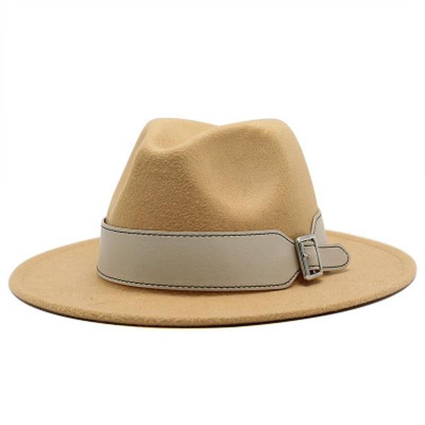 fedora hat women men solid belt fascinator autumn women's winter hats white khaki camel felt hat wide brim 2021 new wedding, Blue;gray
fedora hat women men solid belt fascinator autumn women's winter hats white khaki camel felt hat wide brim 2021 new wedding, Blue;gray