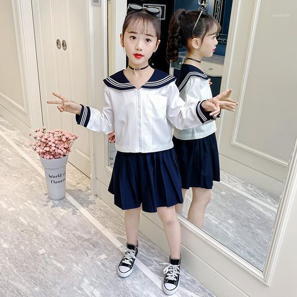 clothing sets children skirt and set preppy style little girl suit navy shawl collar long sleeve shirt+skirts students girls outfits, White
clothing sets children skirt and set preppy style little girl suit navy shawl collar long sleeve shirt+skirts students girls outfits, White