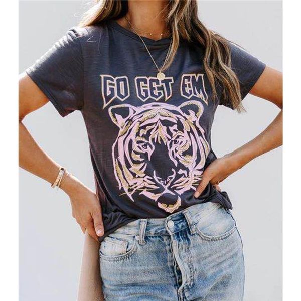 tiger animal print high fashion t shirt women summer tee 2021 new design loose o-neck casual office lady plus size shirts, White
tiger animal print high fashion t shirt women summer tee 2021 new design loose o-neck casual office lady plus size shirts, White
